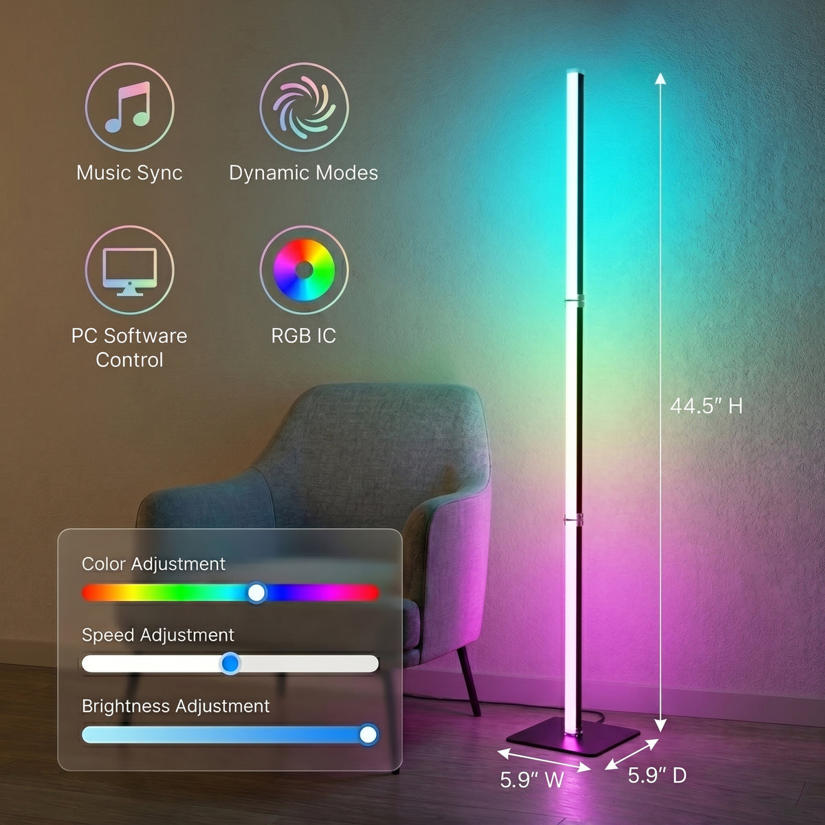 Corner Floor Lamp-1 Peck